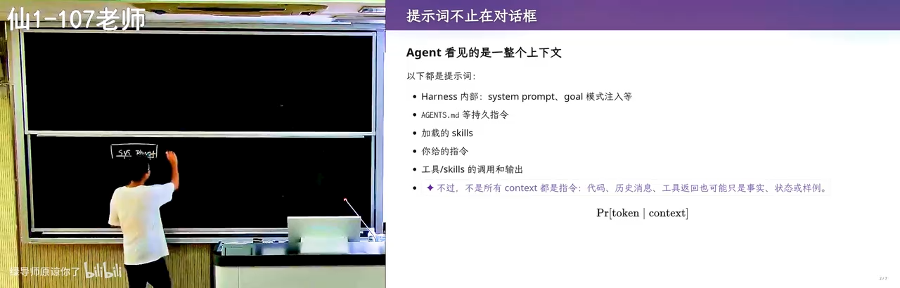 Agent 的上下文构成示意