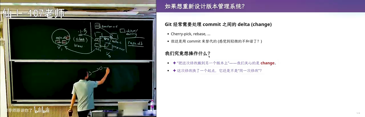 rebase：把 B 的 feature 与 test 逐个搬到 A 的历史之后
