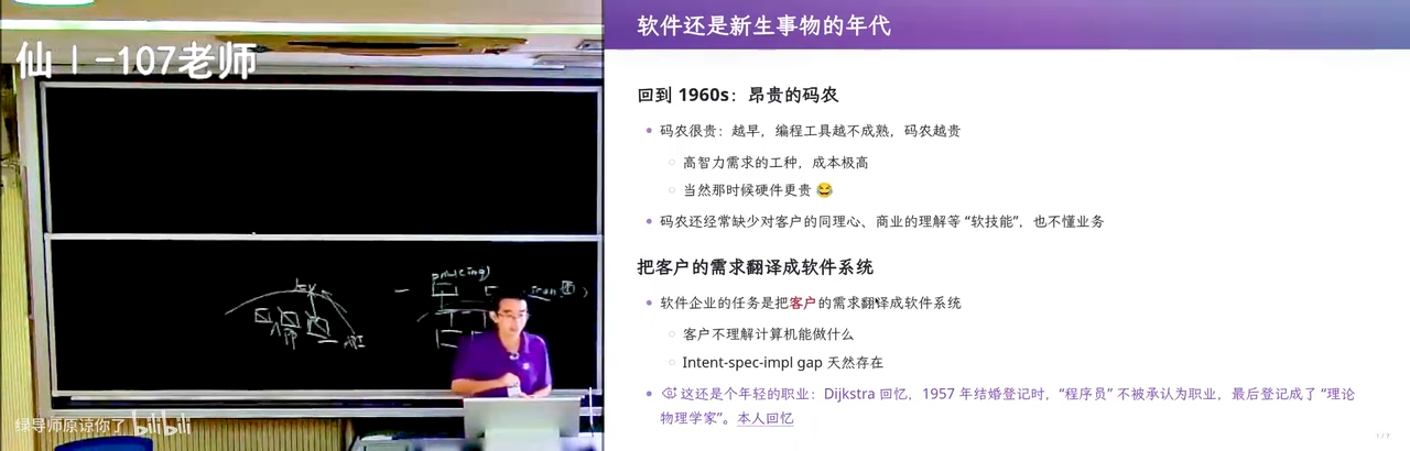 1960 年：一台计算机要占一个很大的房间