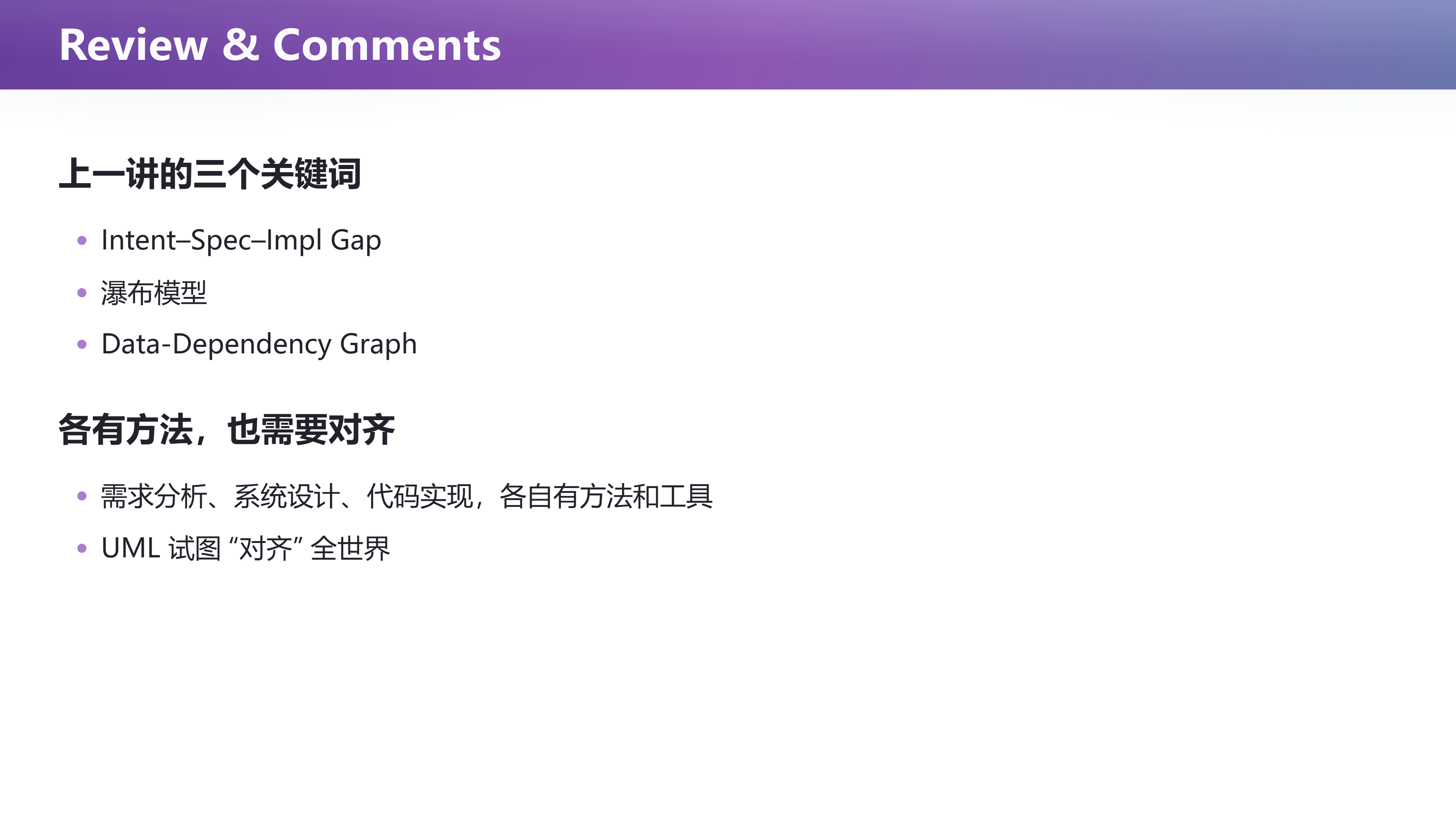 intent → spec → implementation：制品之间的依赖网络